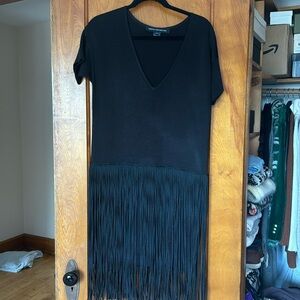 French Connection Fringe Dress, Size 4